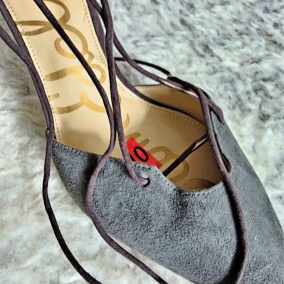 Sam Edelman- Taylor Gray  lace up heels (size 10) - Picture 5 of 5